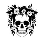 Floral Crowned Skull