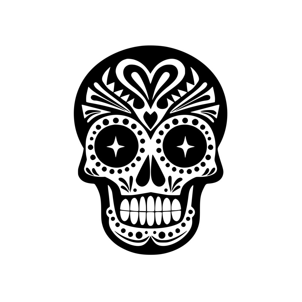 Instant Download SVG/PNG/DXF File: Tribal Design Skull for Cricut ...