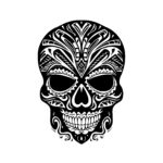 Tribal Skull Design