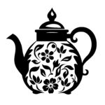 Ceramic Floral Teapot