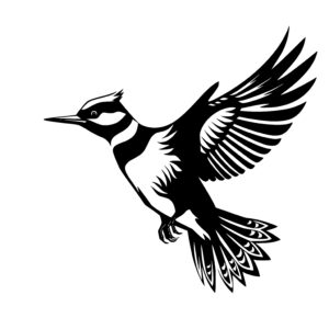 Woodpecker in Flight