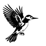 In-flight Woodpecker