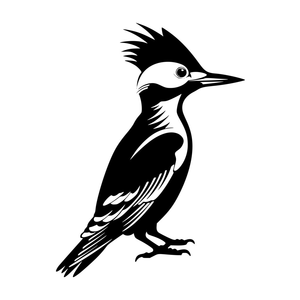 Baby Woodpecker SVG Image: Perfect for Cricut, Silhouette, Laser Machines