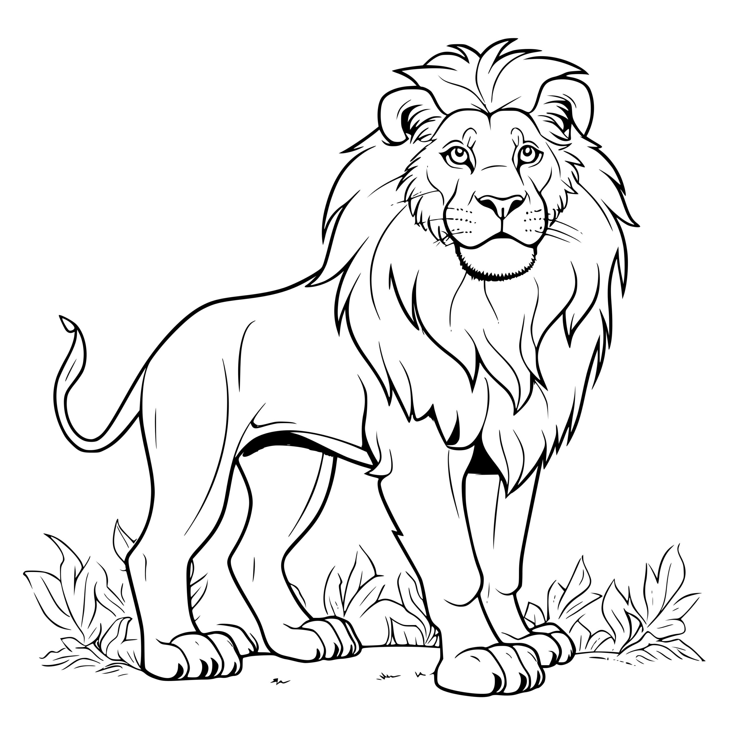 Roaming Lion SVG File for Cricut, Silhouette, Laser Machines