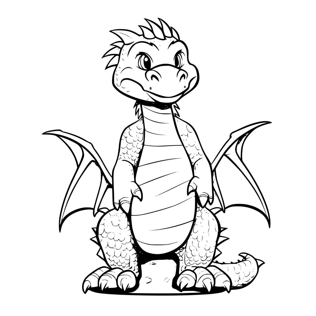 Cute Dragon Friend SVG File for Cricut, Silhouette, and Laser Machines