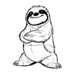 Ready for Action Sloth
