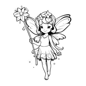 Fairy with Flower Wand