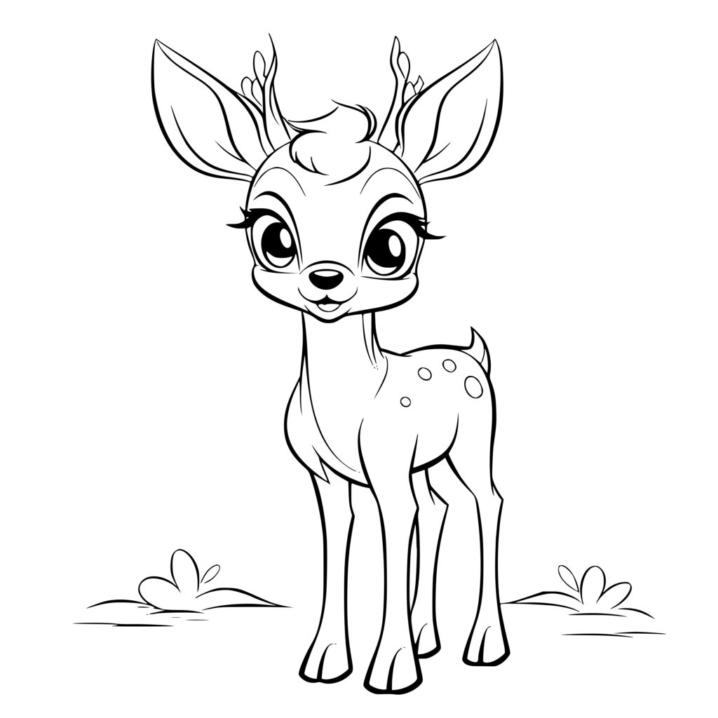 Instant Download SVG File: Sweet Female Doe for Cricut, Silhouette ...