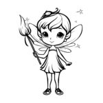 Young Fairy with Wand