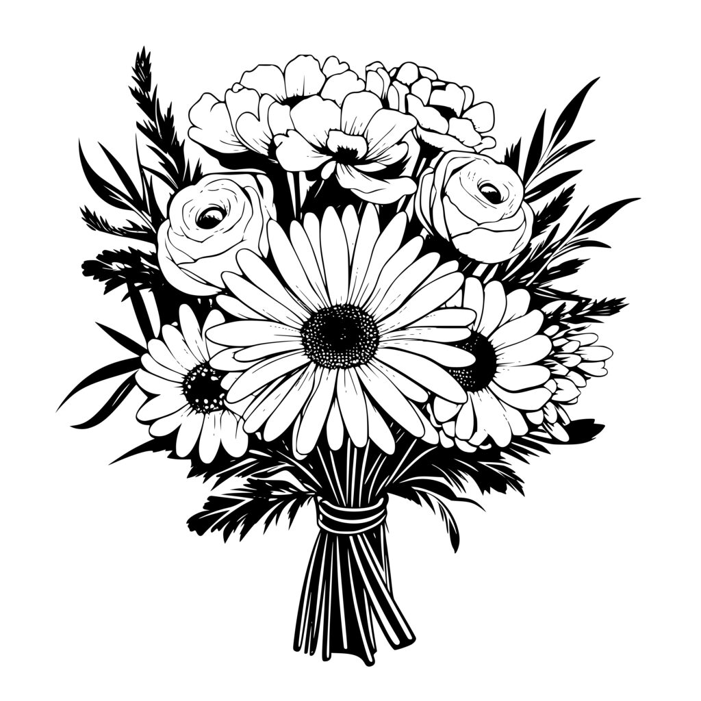 Fresh Cut Flowers SVG PNG DXF Files For Cricut Silhouette Laser Machines fresh-cut-flowers-svg-png-dxf-files-for-cricut-silhouette-laser-machines