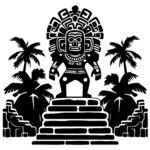 Aztec Statue Scene