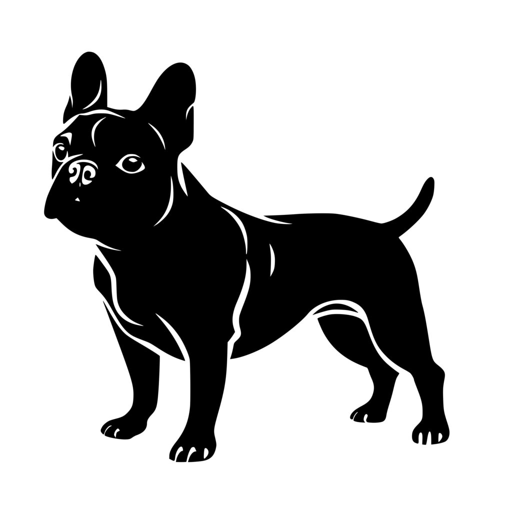 French Bulldog Silhouette SVG Image for Cricut, Silhouette, and Laser ...