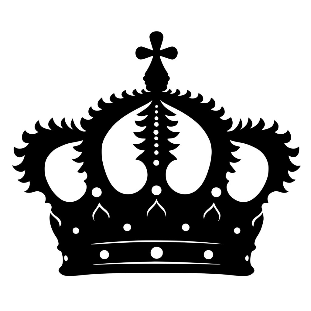 Regal Crown SVG PNG DXF File for Cricut, Silhouette, Laser Machines