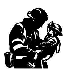 Firefighter with Child