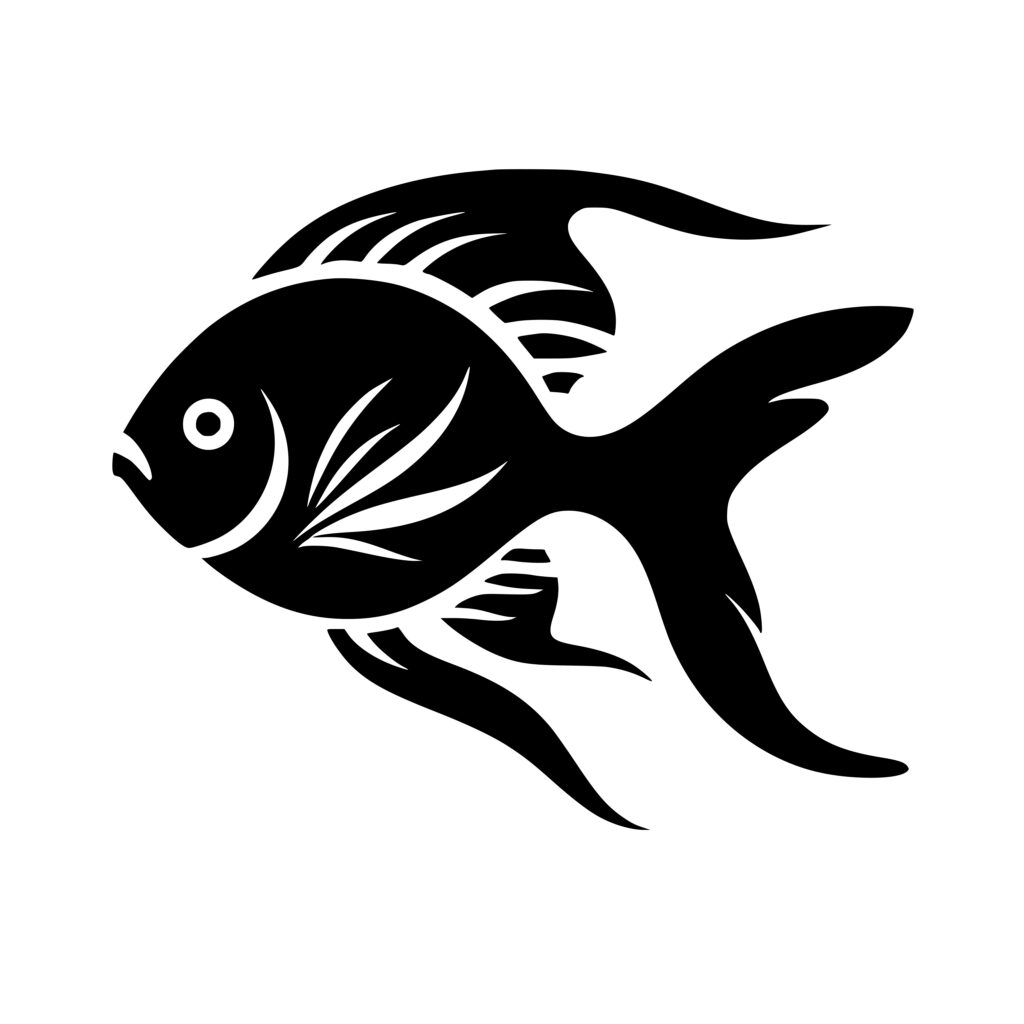 Patterned Fish SVG File for Cricut, Silhouette, Laser Machines