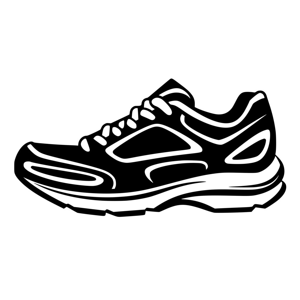Instant Download Athletic Shoe Image SVG-PNG-DXF Files | Cricut ...