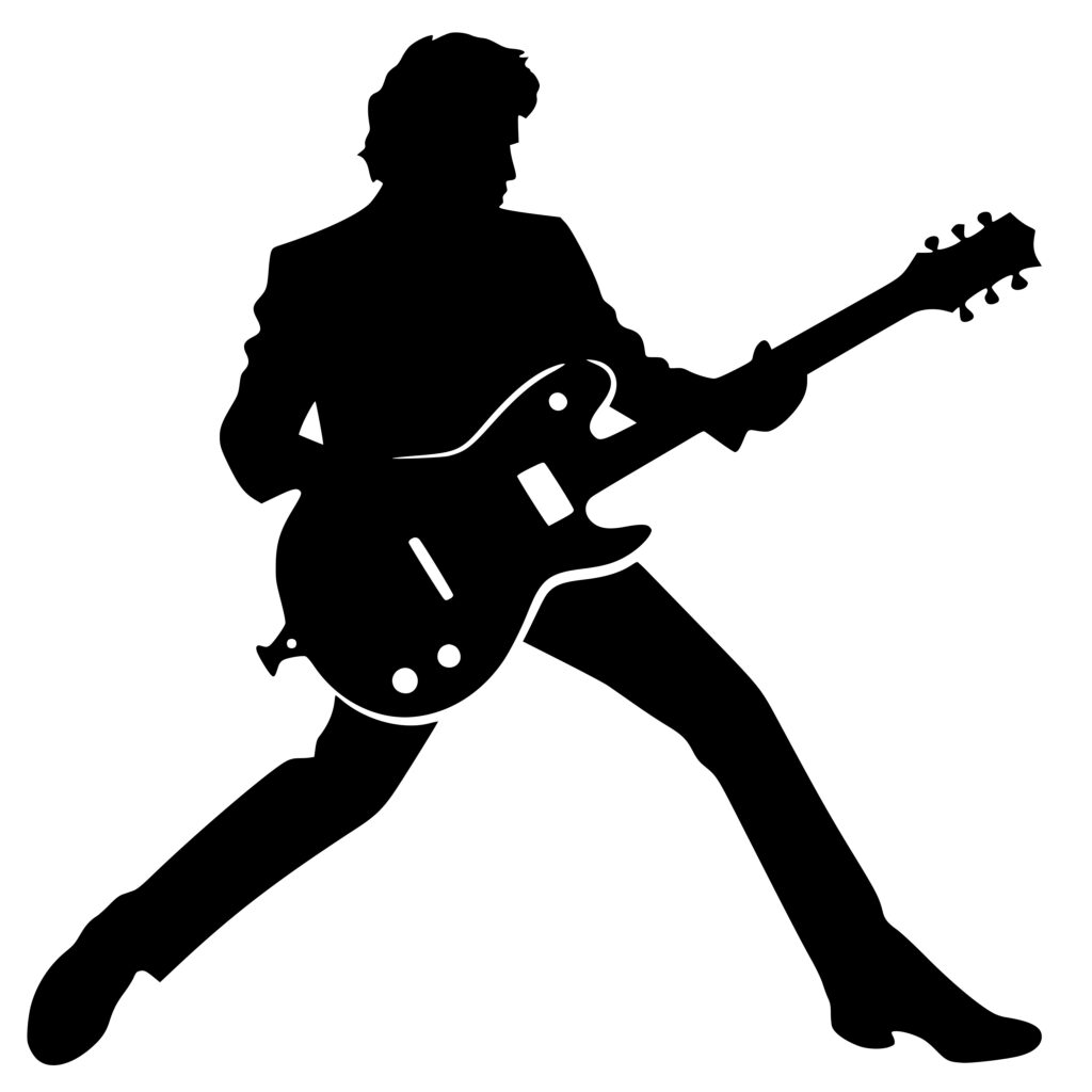 Rock Legend SVG File for Cricut, Silhouette, Laser Machines: Guitar ...