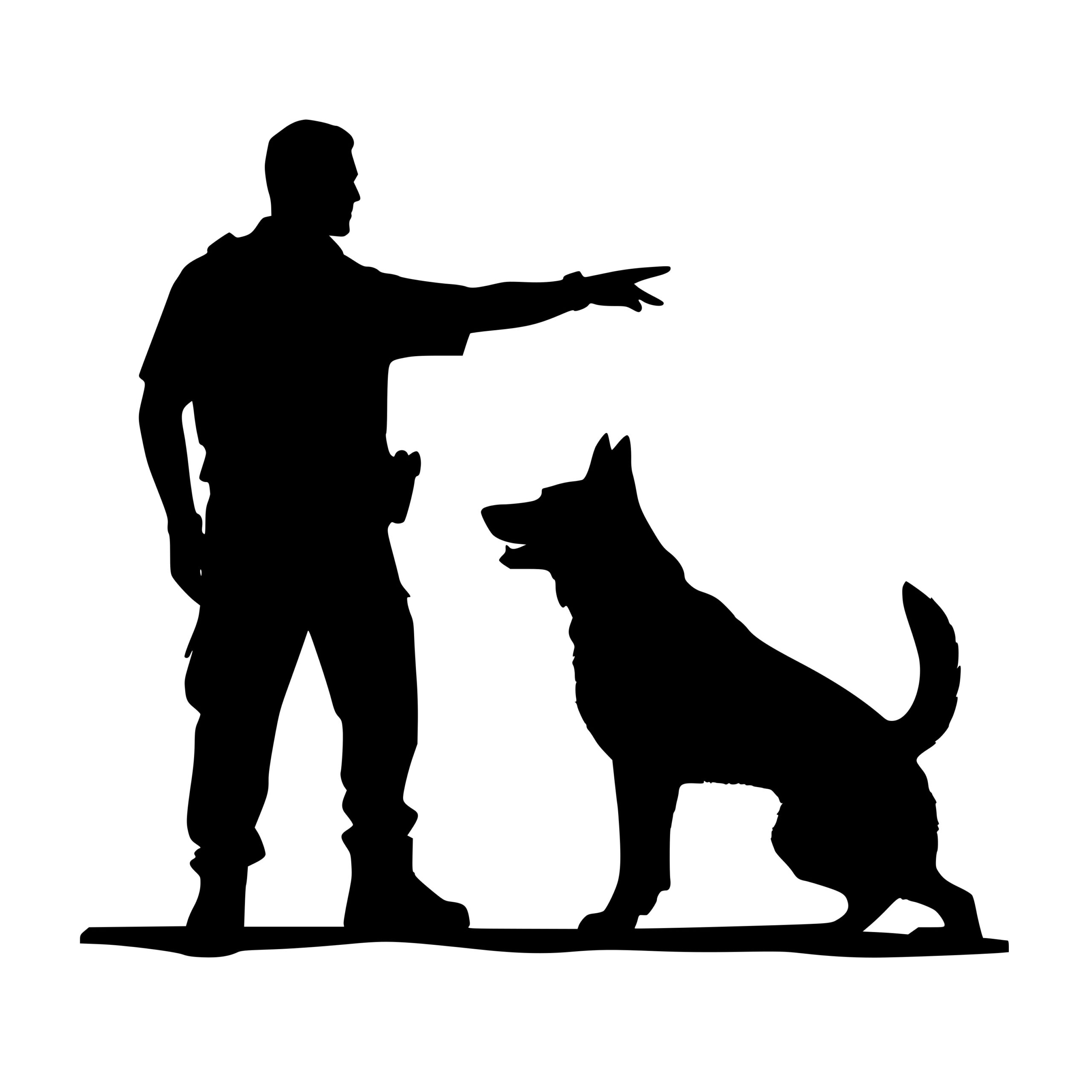 K9 Police Dog SVG File for Cricut, Silhouette, Laser Machines