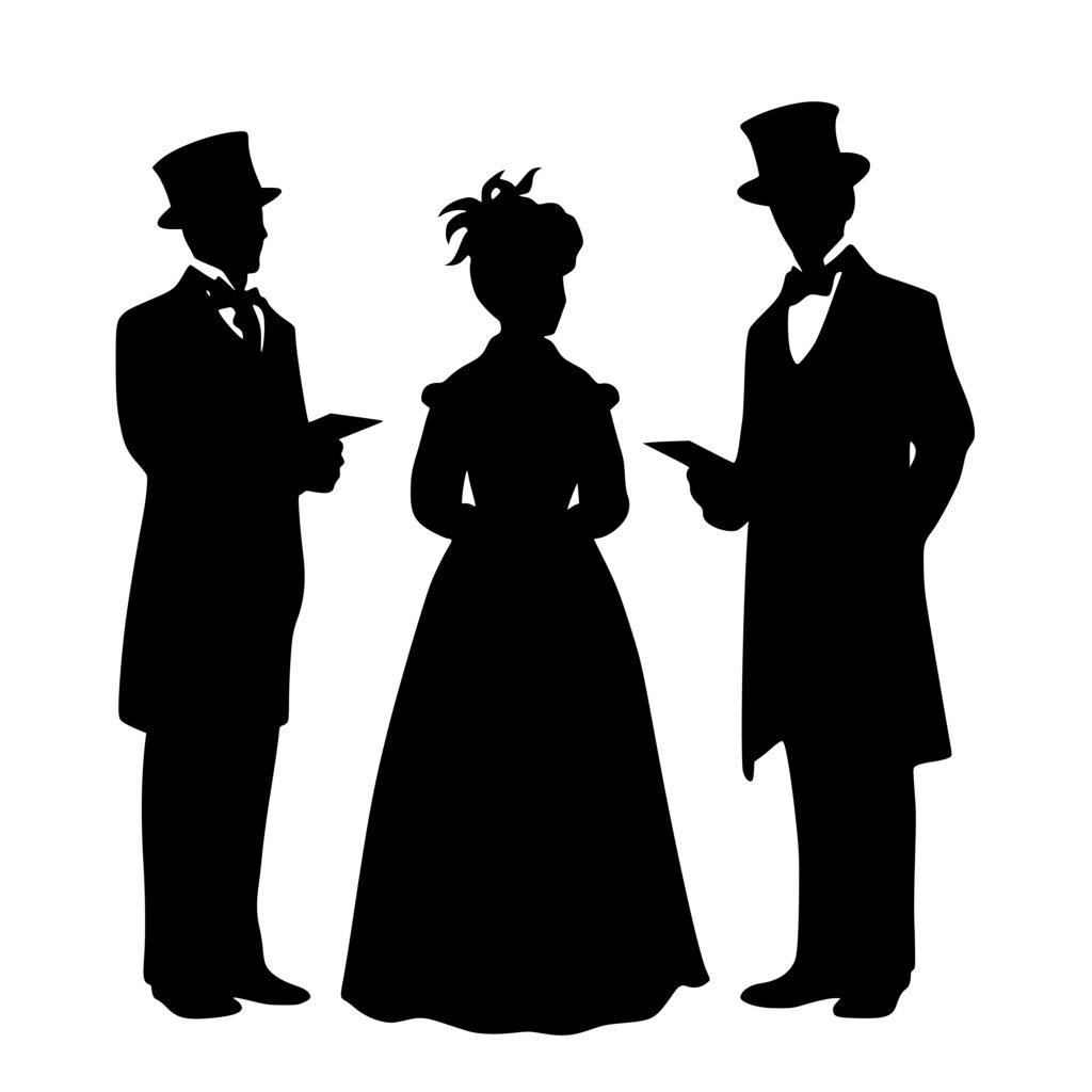 Instant Download Elegant Carolers - SVG/PNG/DXF Files for Cricut ...