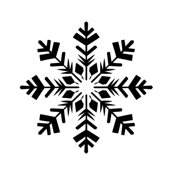 Free Snowflake Stencil SVG Vector - FreePatternsArea