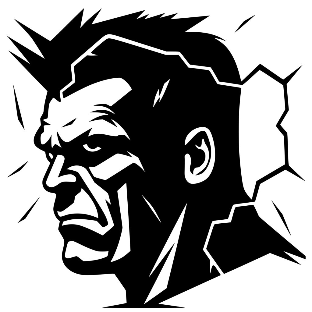 Frankenstein's Monster SVG File for Cricut, Silhouette, Laser Machines