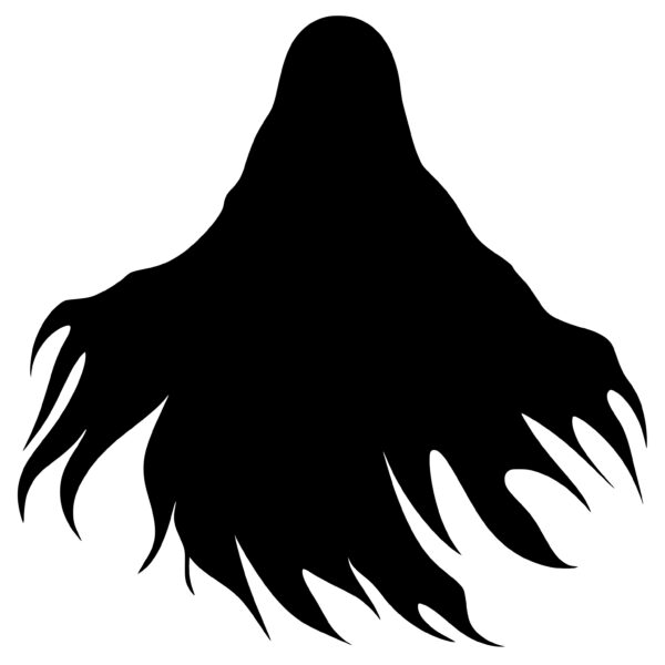 Ghostly Figure SVG File for Cricut, Silhouette, and Laser Machines