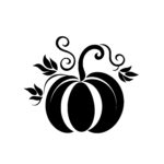 Pumpkin with Leaves