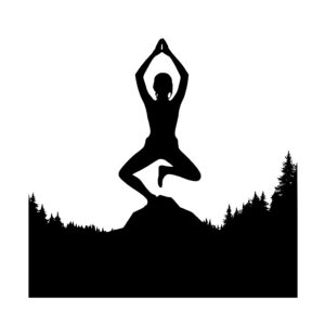 Yoga on Mountain Top