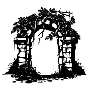 Rustic Vine-covered Arch