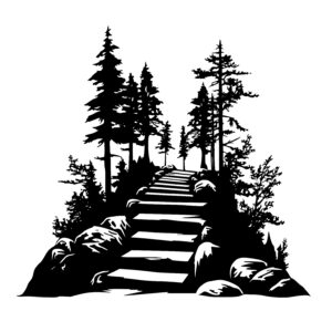 Staircase in the Forest