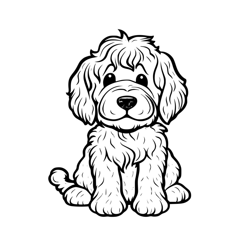 Adorable Labradoodle SVG Image: Perfect for Cricut, Silhouette, Laser ...