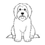 Furry English Sheepdog