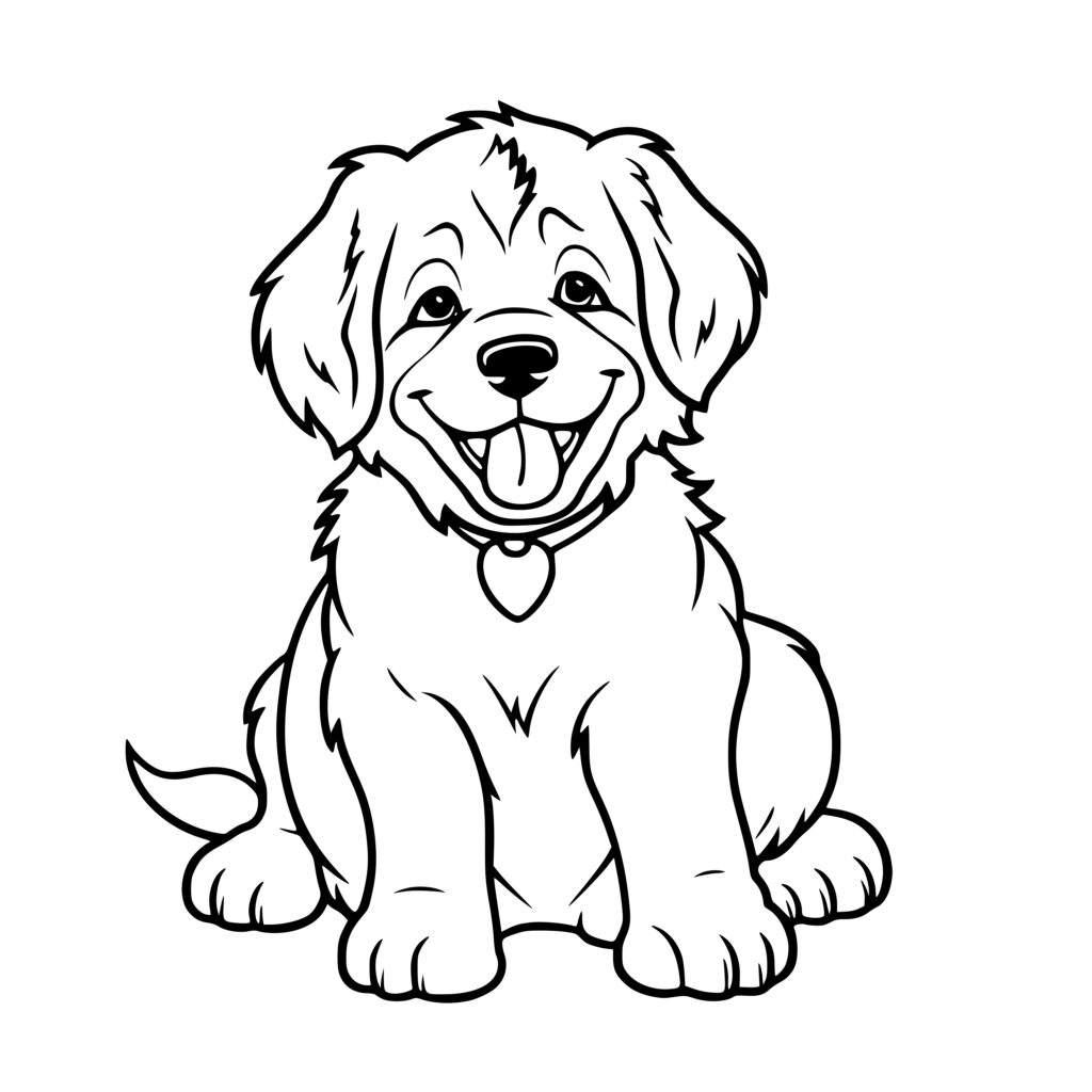 SVG File: Bernese Mountain Puppy for Cricut, Silhouette, Laser