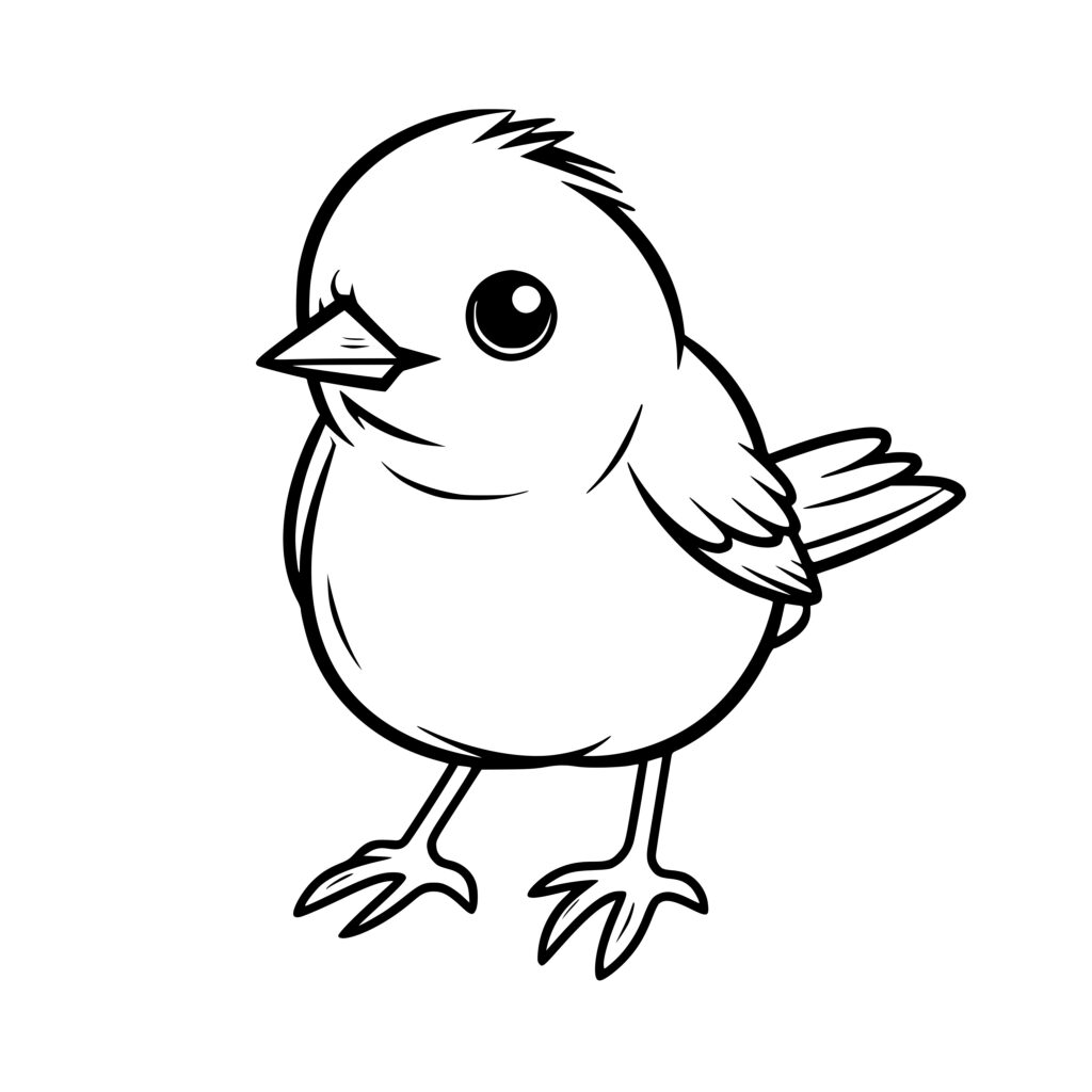 Small Bird SVG File for Cricut, Silhouette, Laser Machines | SVG, PNG, DXF