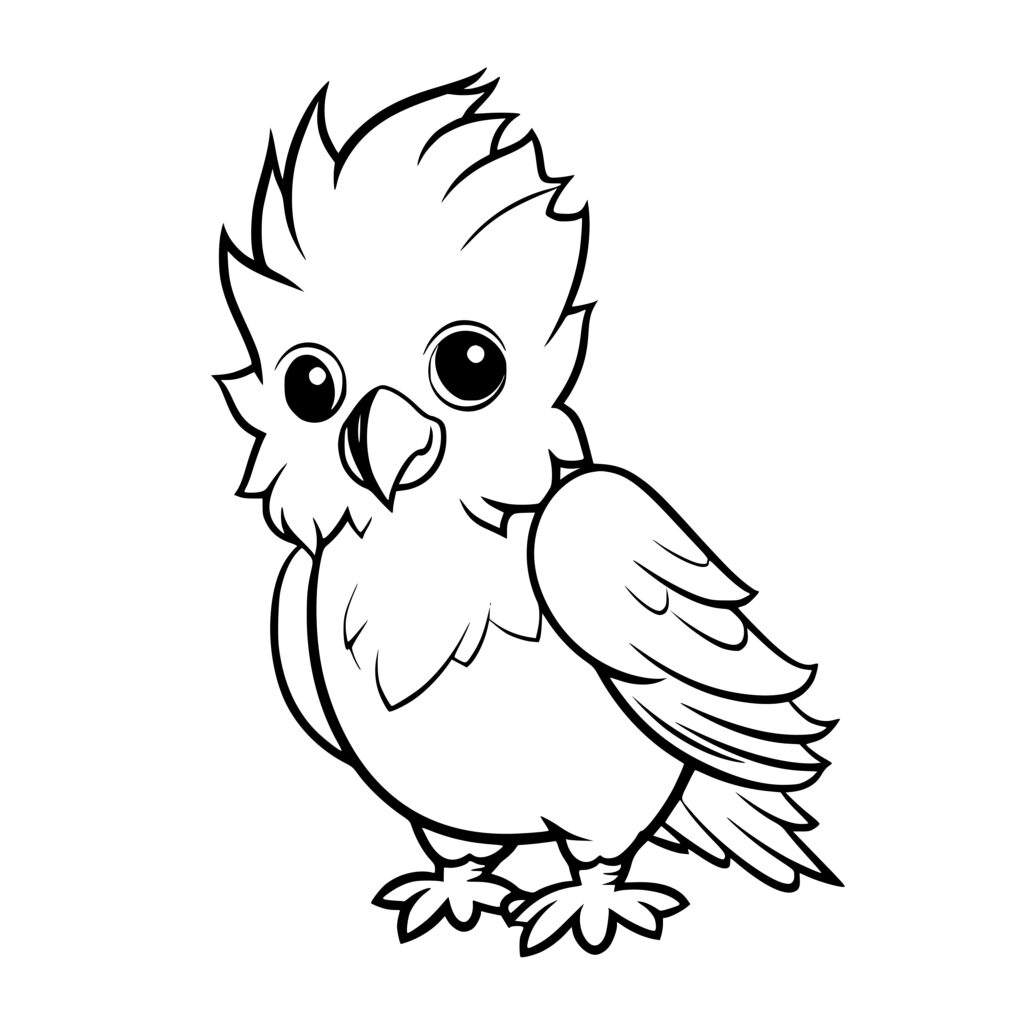 Adorable Cockatiel SVG Image for Cricut, Silhouette, Laser Machines