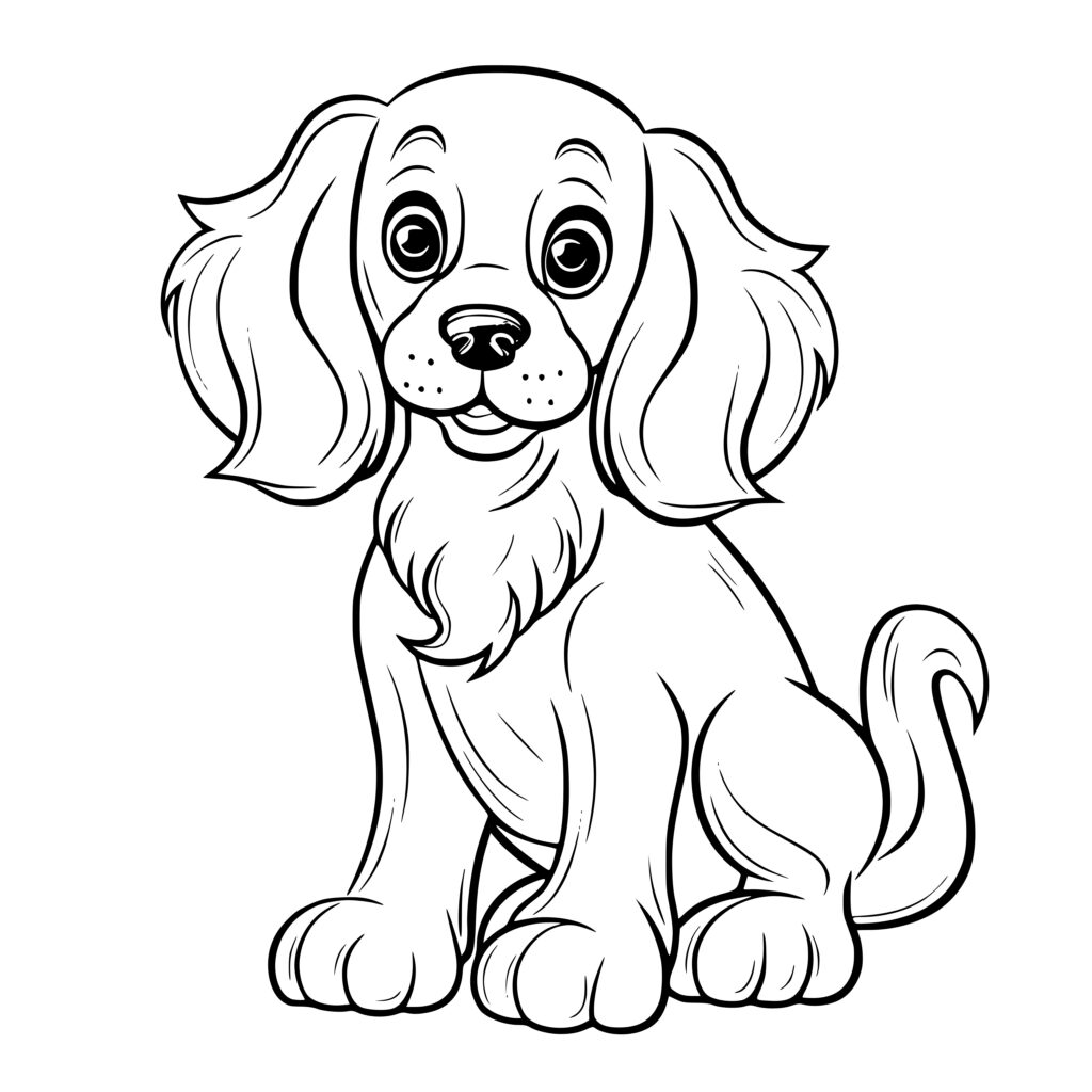 Happy Cocker Spaniel SVG File for Cricut, Silhouette, and Laser Machines