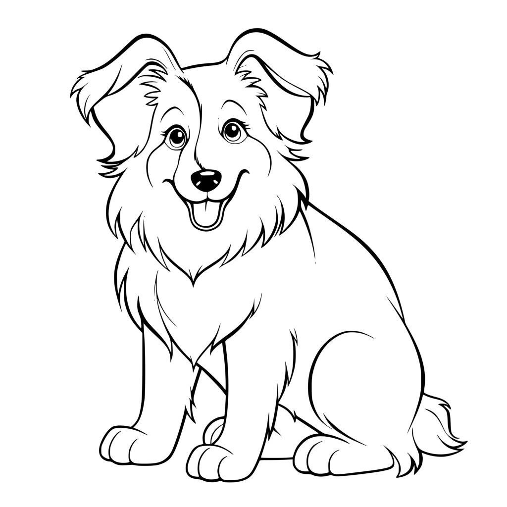 Adult Collie SVG File for Cricut, Silhouette, and Laser Machines