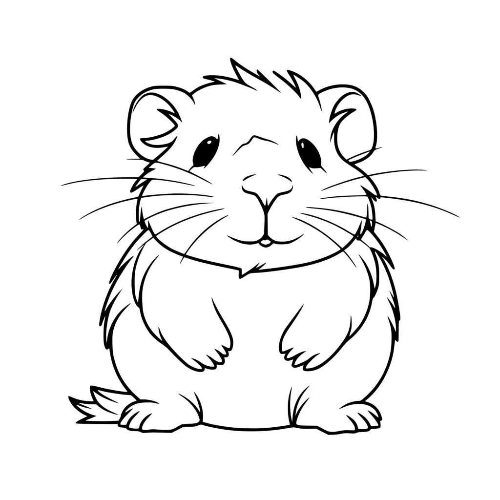 Cute Guinea Pig SVG File: Perfect for Cricut, Silhouette, Laser Machines