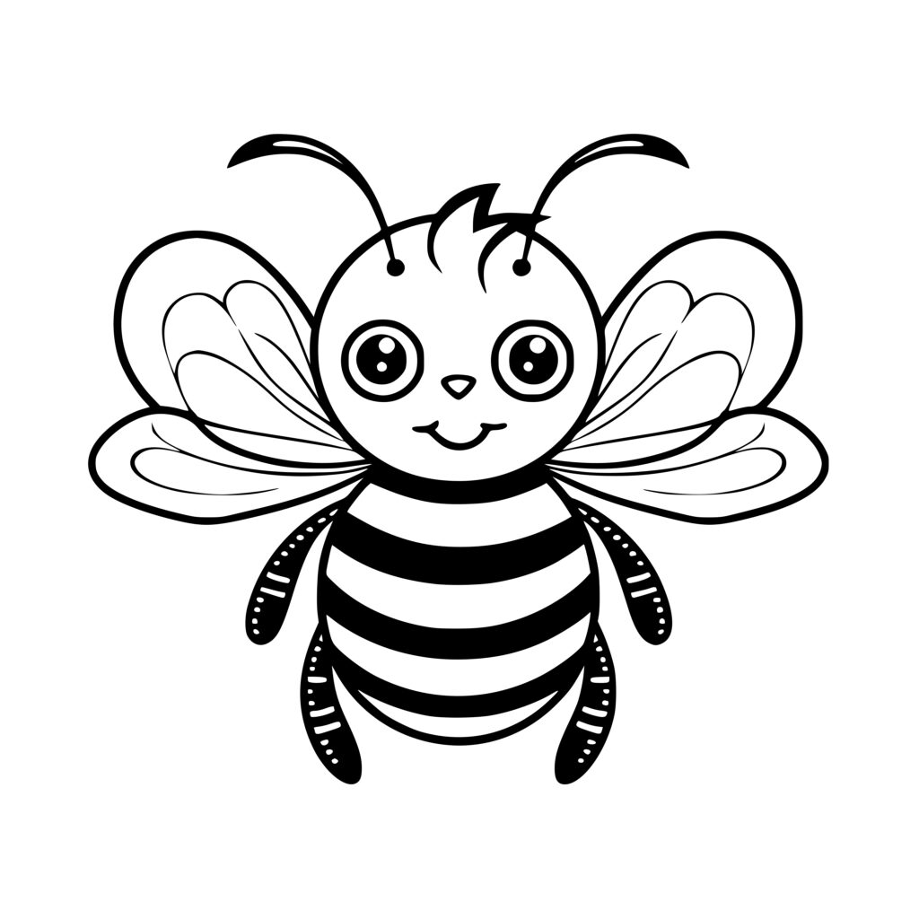 Honeybee SVG File for Cricut, Silhouette, Laser Machines - Instant Download