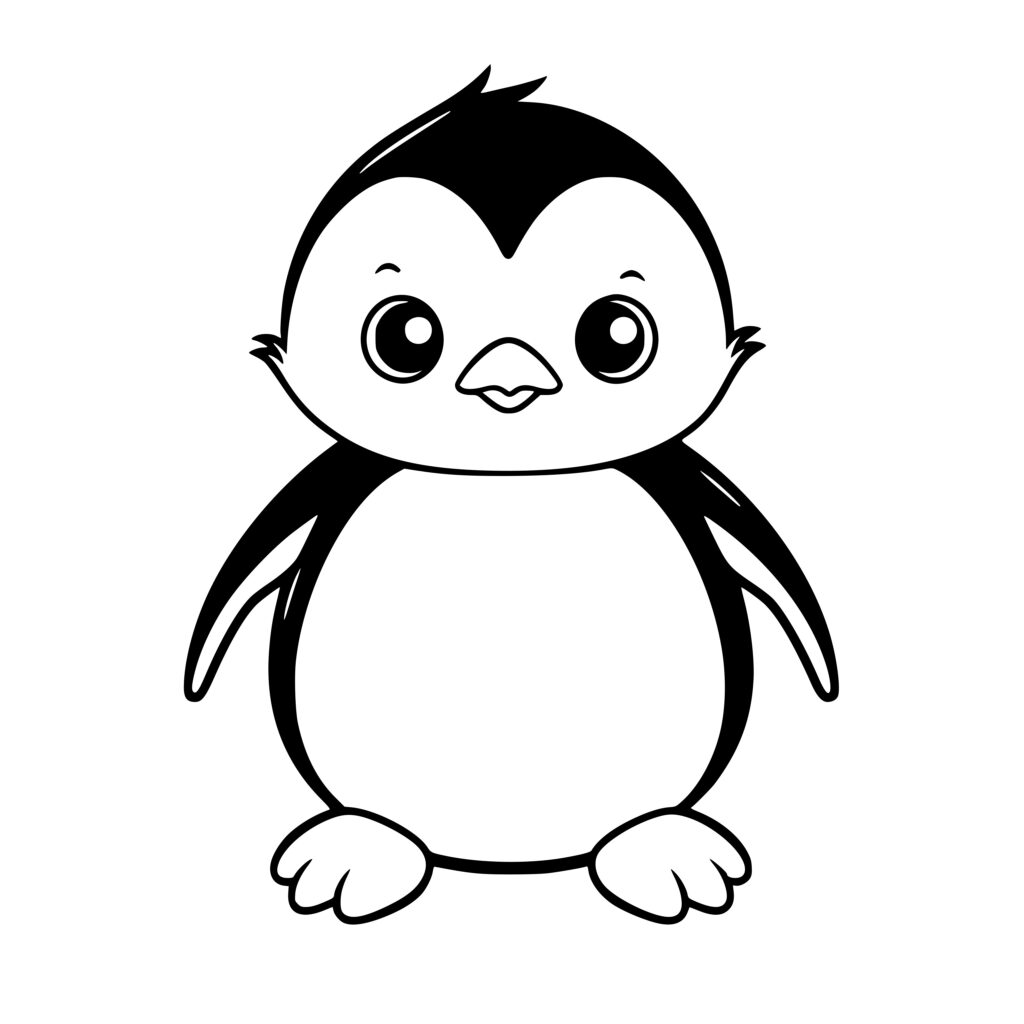 Chilly Penguin SVG File: Instant Download for Cricut, Silhouette, Laser ...