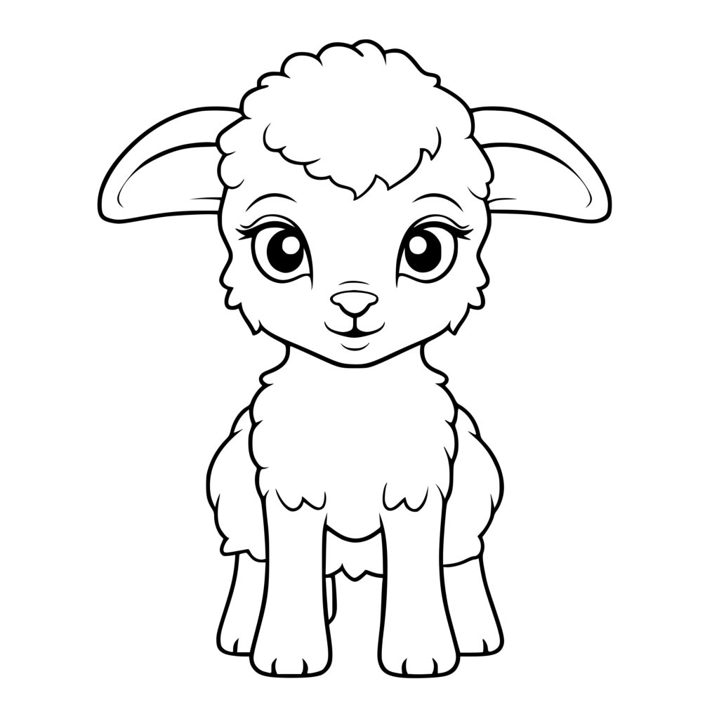 Baby Sheep SVG Image: Perfect for Cricut, Silhouette, Laser Machines