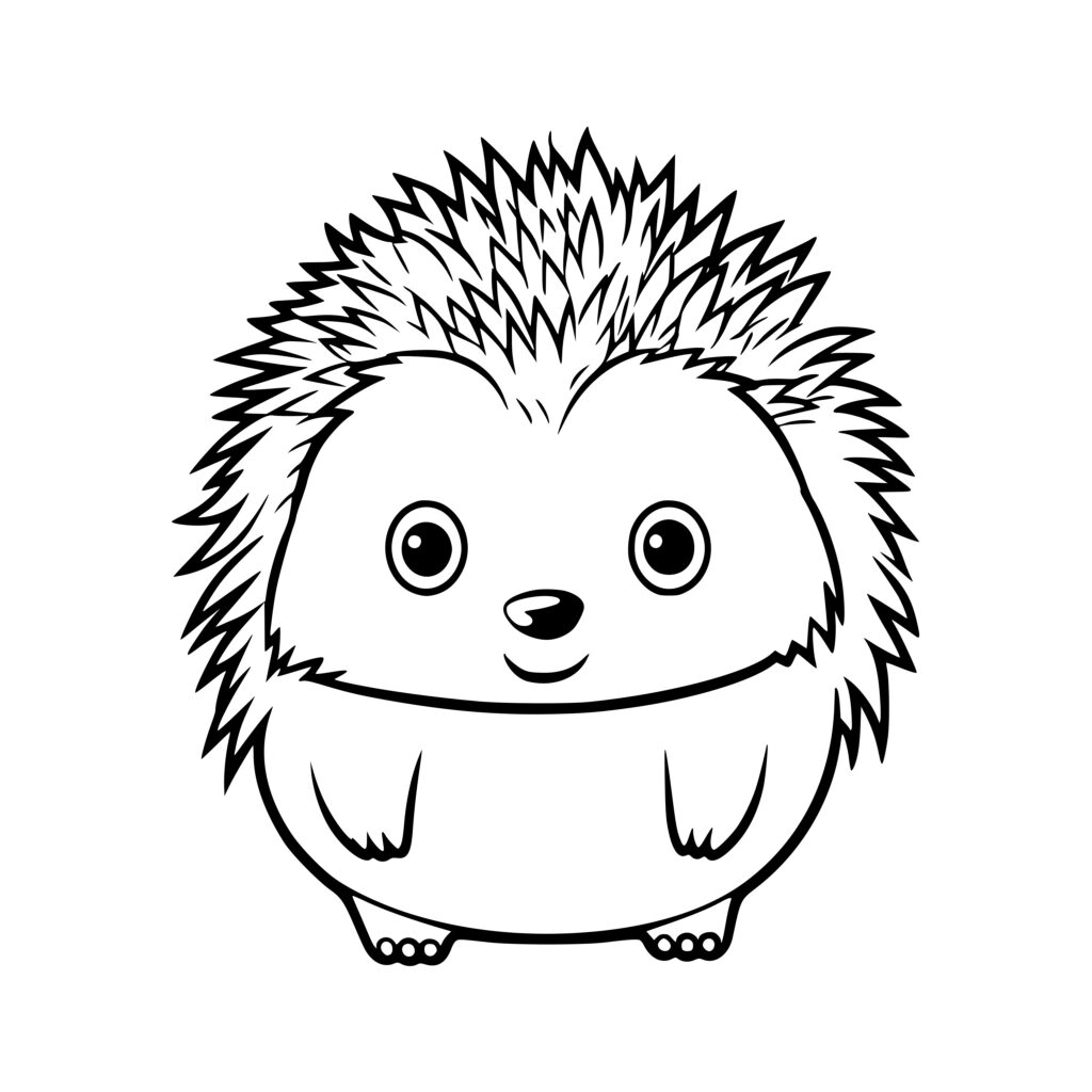 Spiky Cuddles: SVG Image for Cricut, Silhouette, Laser Machines