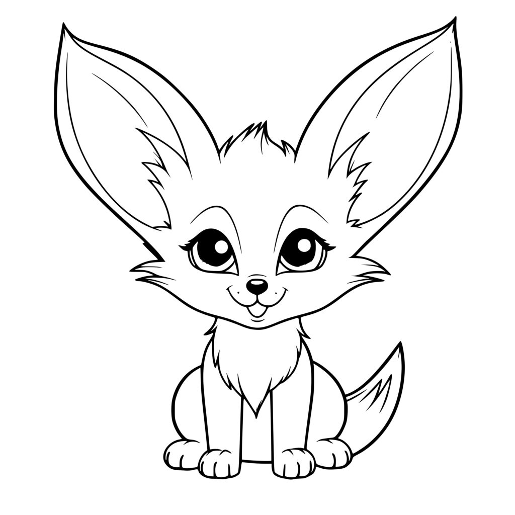 Fennec Fox SVG Image: Perfect for Cricut, Silhouette, Laser Machines