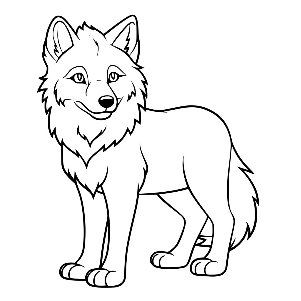 Beautiful Wolf SVG: Instant Download for Cricut, Silhouette, Laser