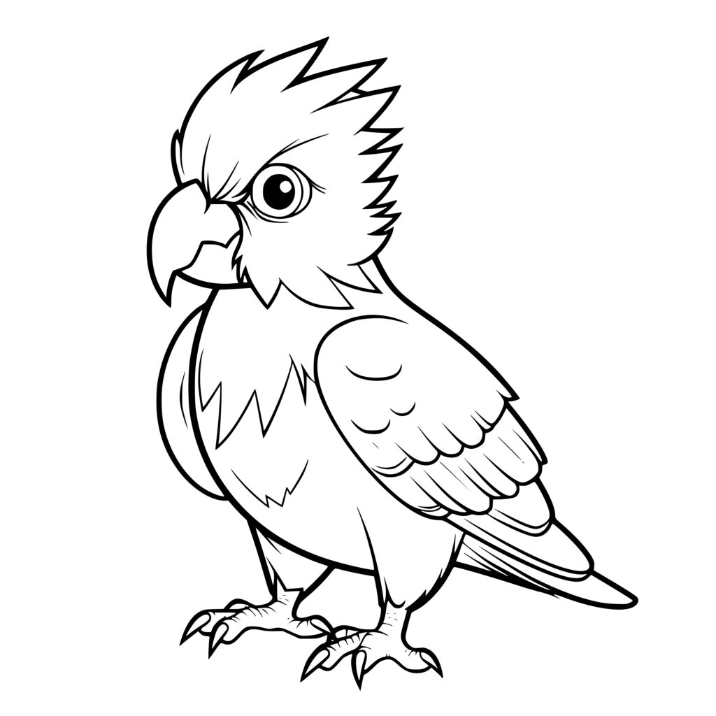 Instant Download Svg File: Pet Cockatoo For Cricut And Silhouette