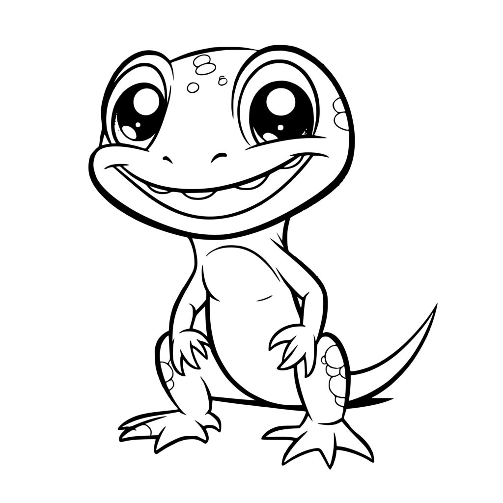 Cheeky Gecko SVG Download for Cricut, Silhouette, and Laser Machines