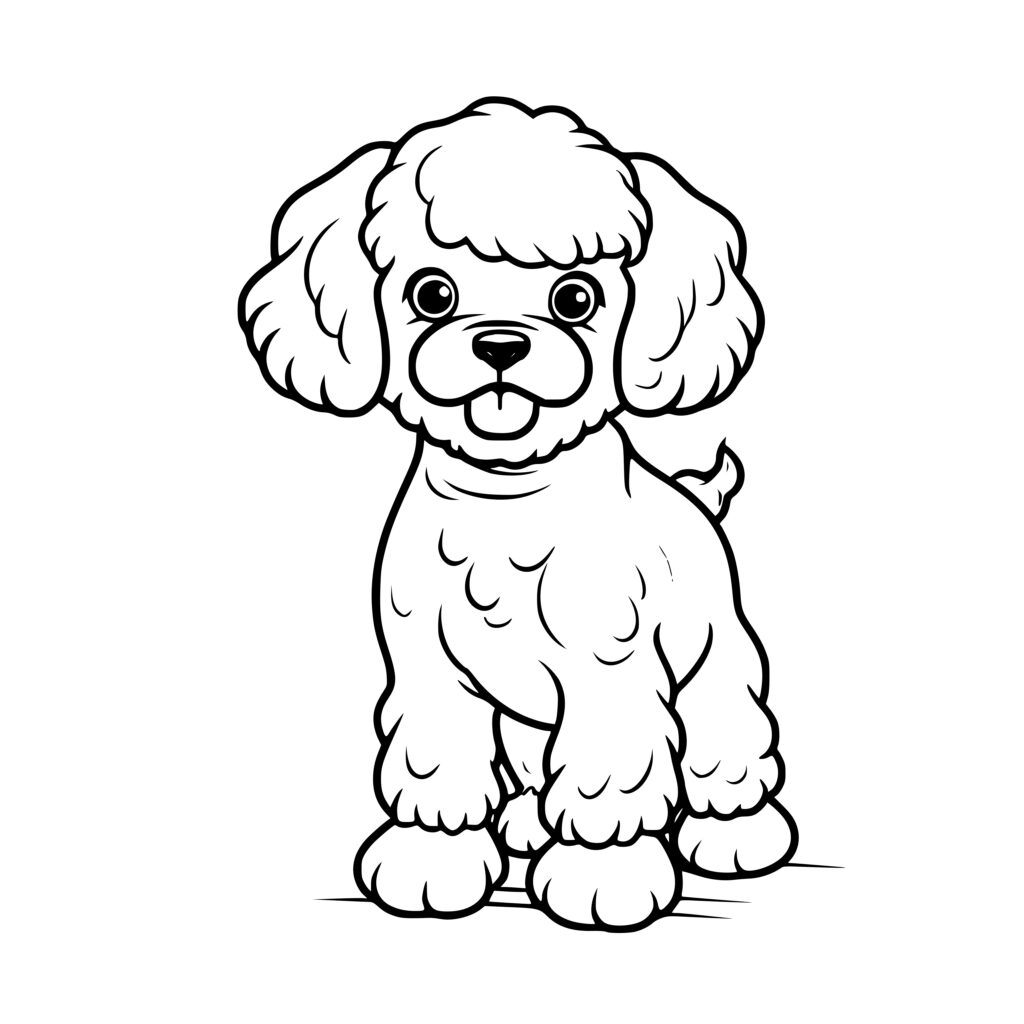 Playful Poodle SVG File: Perfect Cartoon Dog Image for Cricut ...