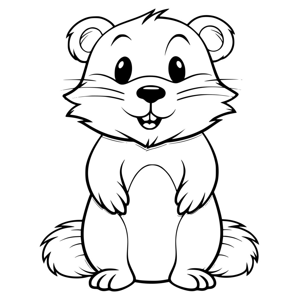 Cute Beaver SVG File: Instant Download for Cricut, Silhouette, Laser