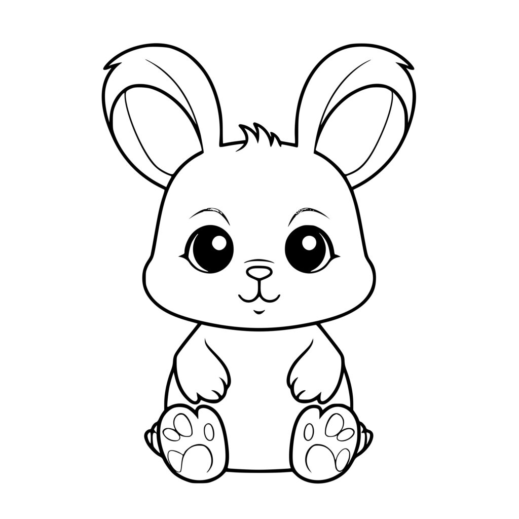 Cute Bunny SVG Image: Instant Download for Cricut, Silhouette, Laser ...