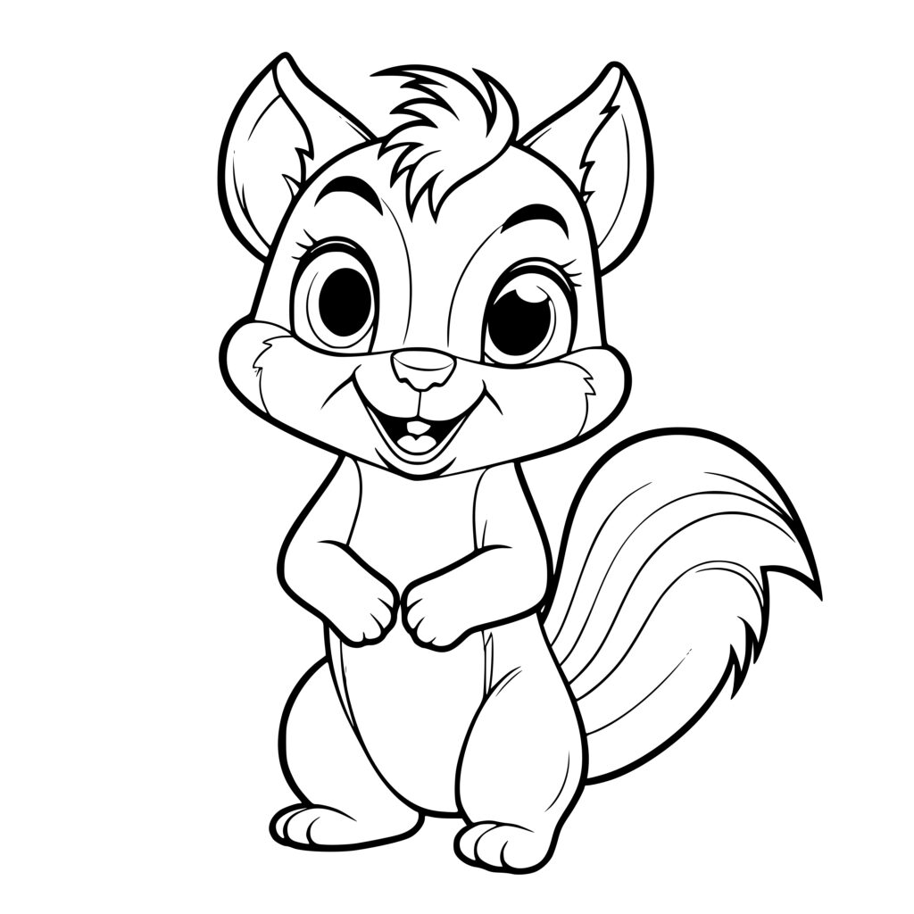 Woodland Chipmunk: SVG, PNG, DXF File for Cricut, Silhouette